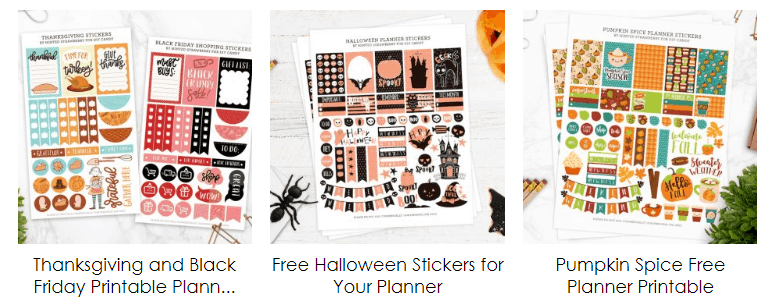 Weekly Planner Printables {Free for Your Happy Planner}