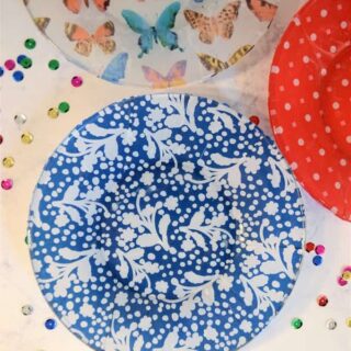 diy mod podged plates
