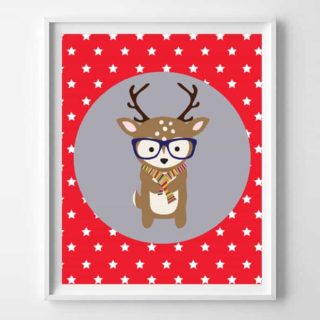 woodland printable art