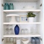 wallpaper kitchen cabinets