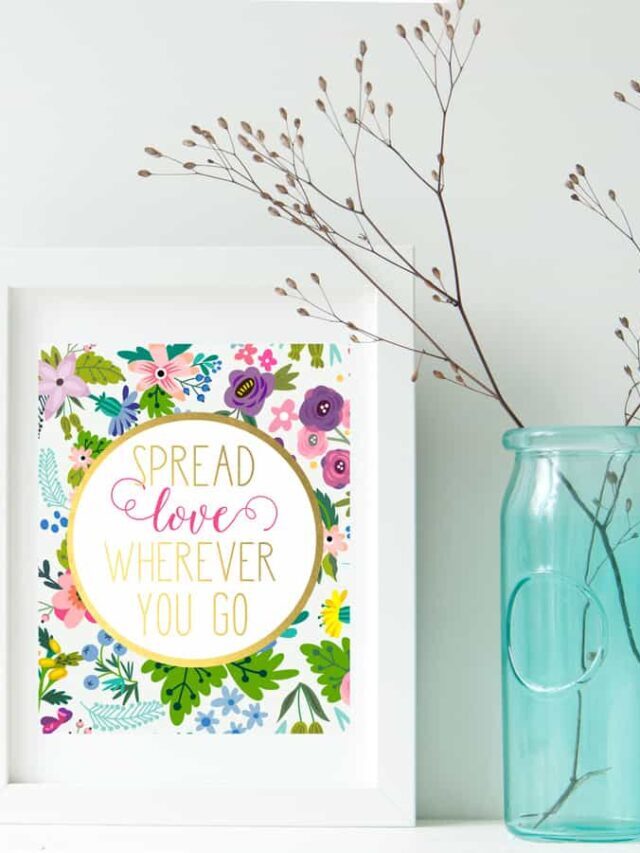 Free printables for the home {over 100+ home, nursery, and kitchen printables!} Story