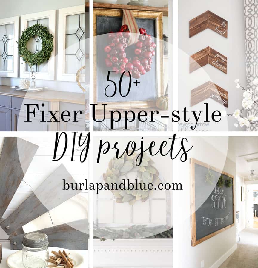 Joanna Gaines Inspired Decor {fixer upper DIY projects and 