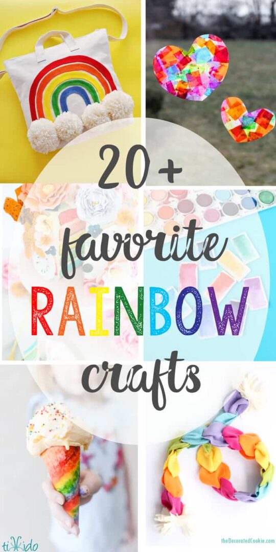 20+ rainbow crafts and DIYs