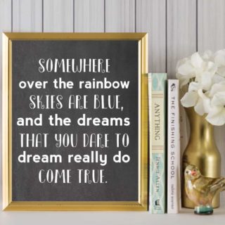 somewhere over the rainbow