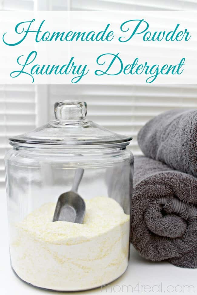 homemade laundry detergent