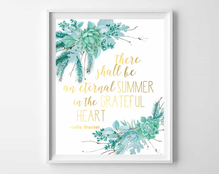 succulent printable art