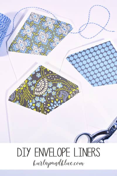 diy envelope liners