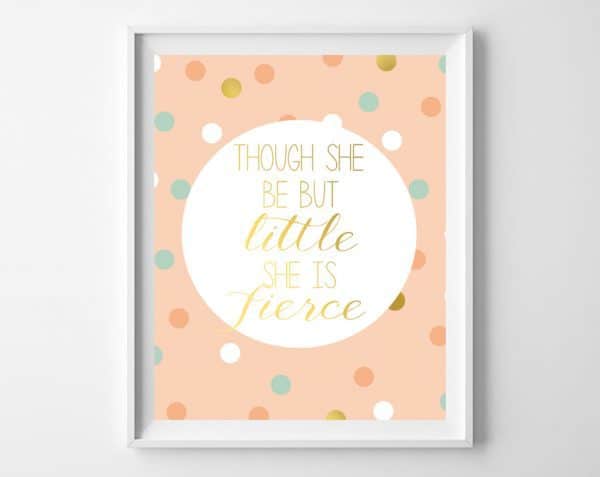 girls nursery printables