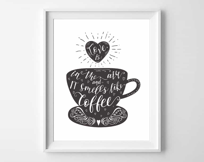 Free Coffee Printable Art