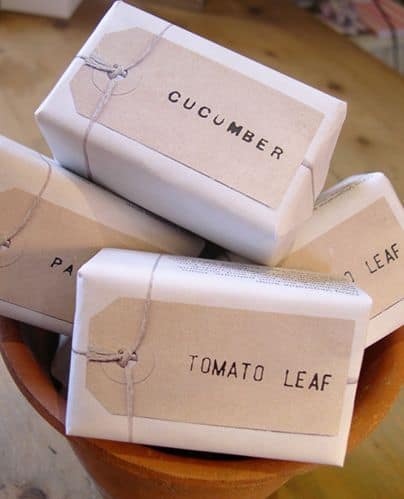 how to package homemade soap