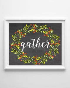 fall free printables {gather}