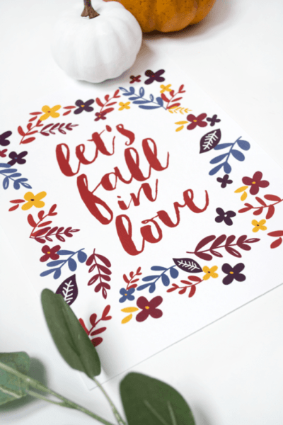 fall printable