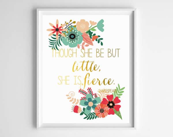 nursery printables girls 2