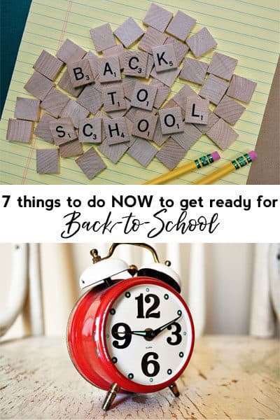 get ready for back to school
