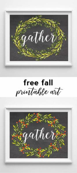 gather printable art