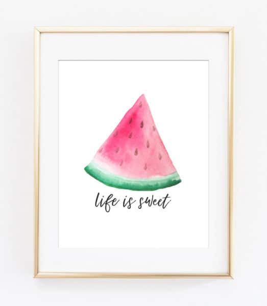 watermelon printable