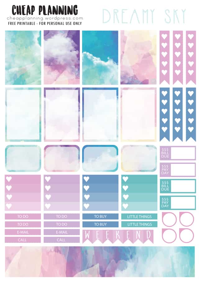 Daily Planner Printable Free Happy Planner Printables