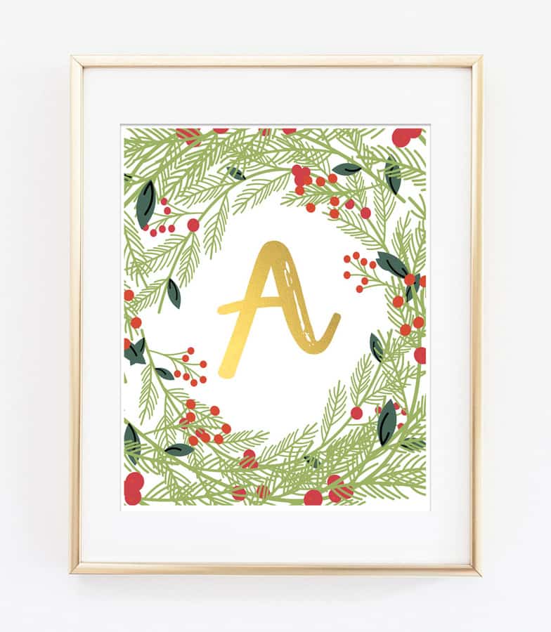 christmas alphabet