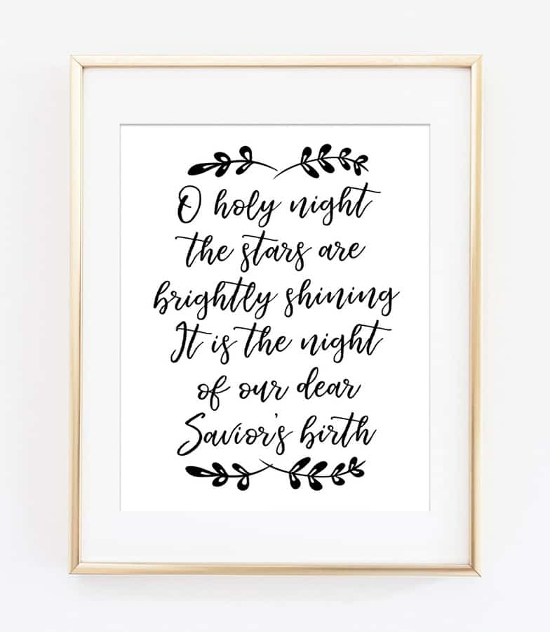 O Night Divine SVG O Holy Night Lyrics Svg (Download Now) 