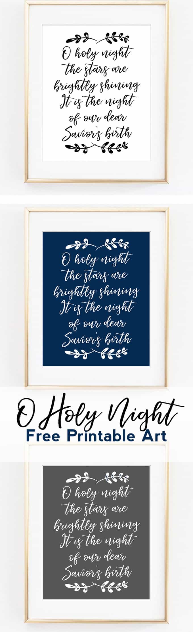 O Holy Night Lyrics Svg