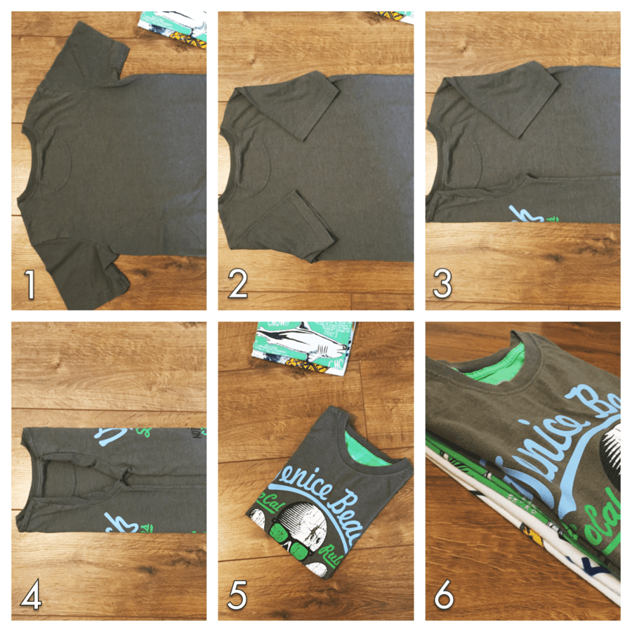 how to fold tshirts