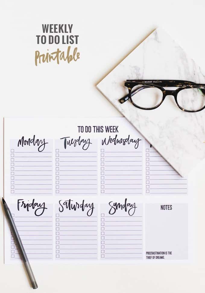 to do printable