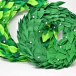 felt wreath diy 1