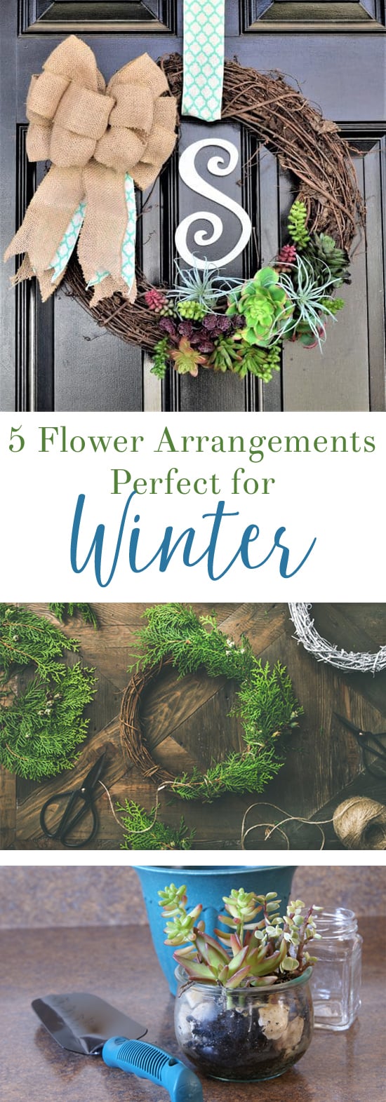 flower arrangements winter