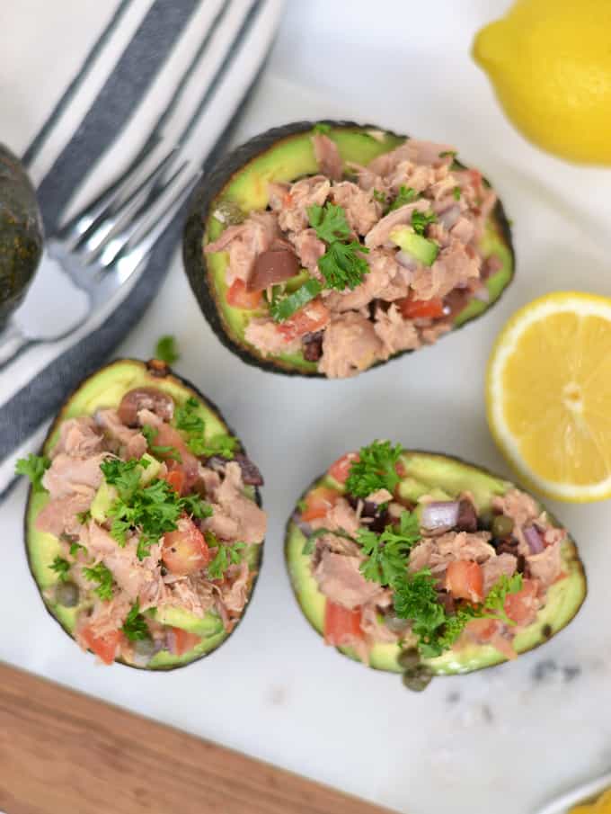 tuna salad in avocado 5