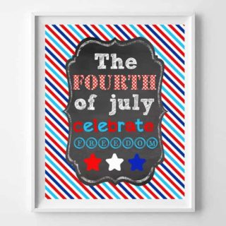 fourth of july printable