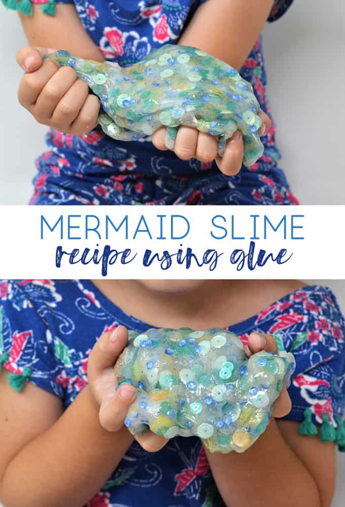 elmers glue slime for kids | mermaid slime | elmers glue slime | how to make slime for kids | summer kids crafts