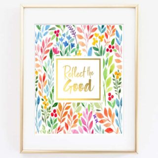 reflect the good