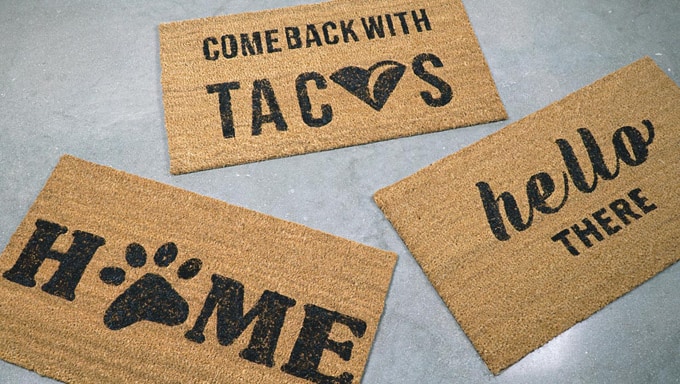 make your own doormat