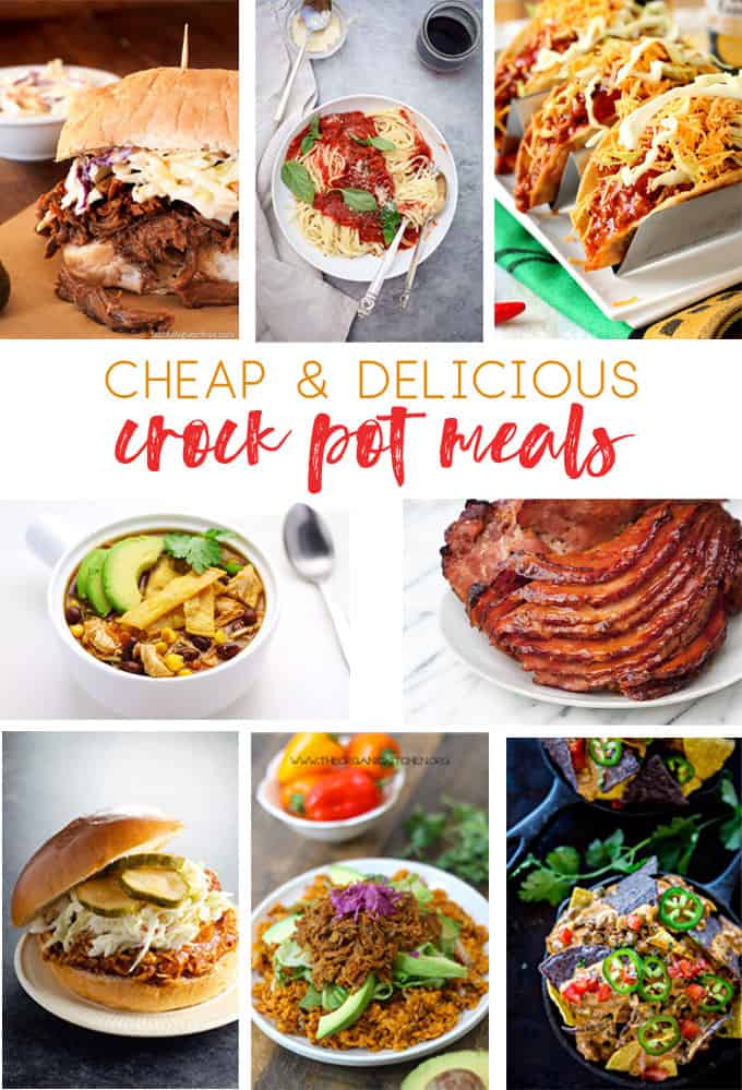 cheap crock pot meals | slow cooker | cheap meals | inexpensive meal ideas | slower cooker recipes | dinner recipes