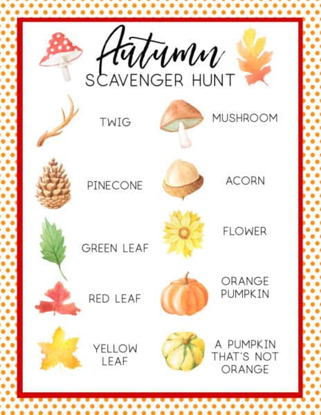 Fall Scavenger Hunt for Kids {Free Autumn Scavenger Hunt Printable} Fall Scavenger Hunt for Kids {Free Autumn Scavenger Hunt Printable}