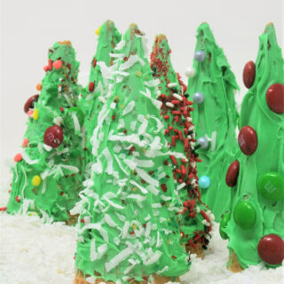 ice cream cone christmas trees 2