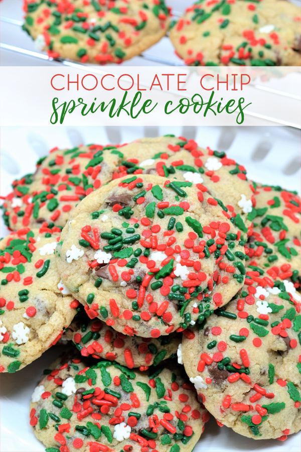 chocolate chip christmas cookies