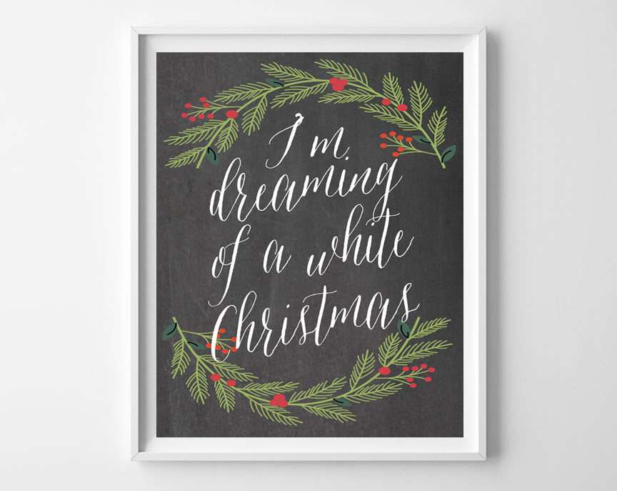 chalkboard christmas printables 4