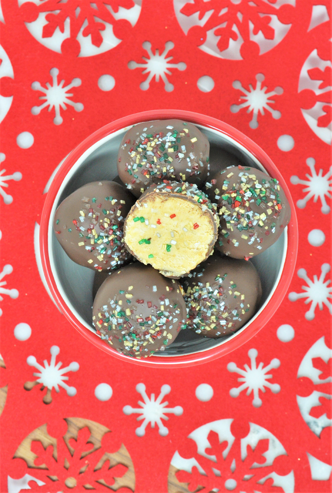 christmas peanut butter balls 3