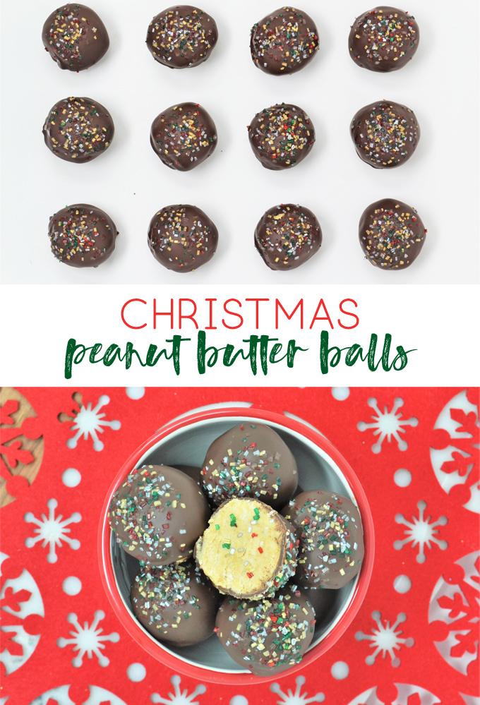 christmas peanut butter balls 1