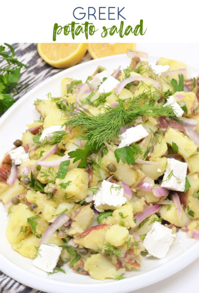 Greek Potato Salad {a Healthy, Delicious Recipe Idea}
