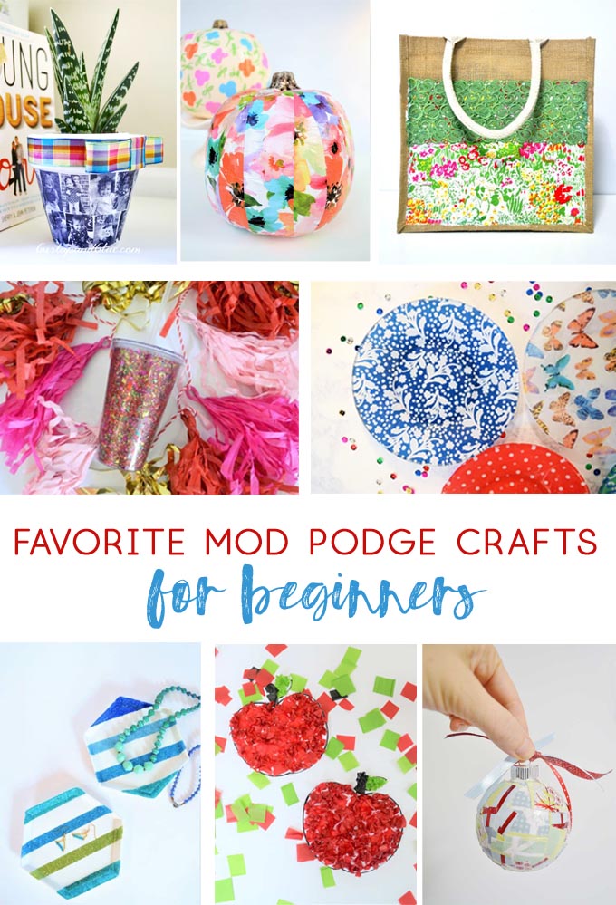 mod podge crafts | decoupage | how to mod podge | mod podge for beginners | easy crafts | kids crafts