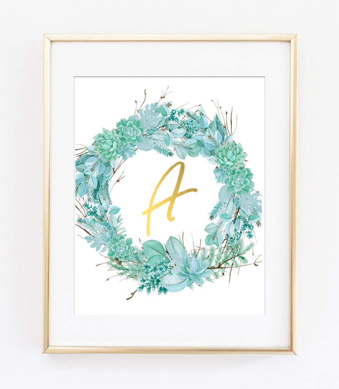 free printables | wall art succulents | cheap art | wall art ideas | twig | floral | succulents