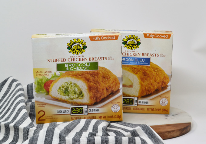 barber foods stuffed chicken breasts