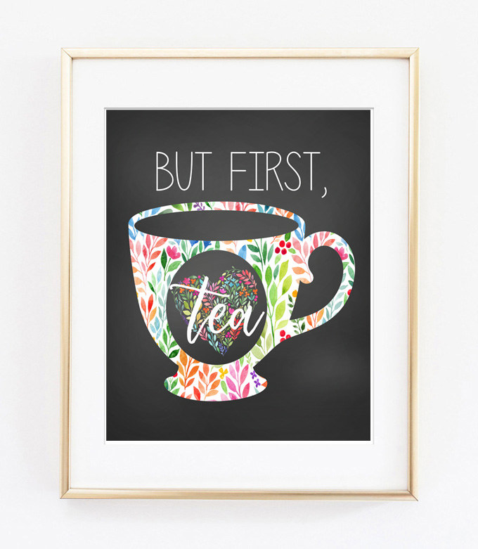 tea printable art 2