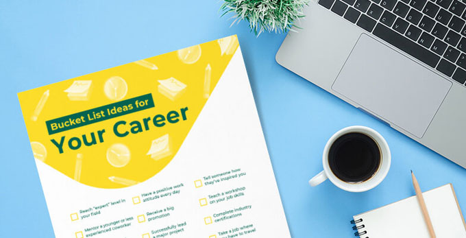 bucket list printable career