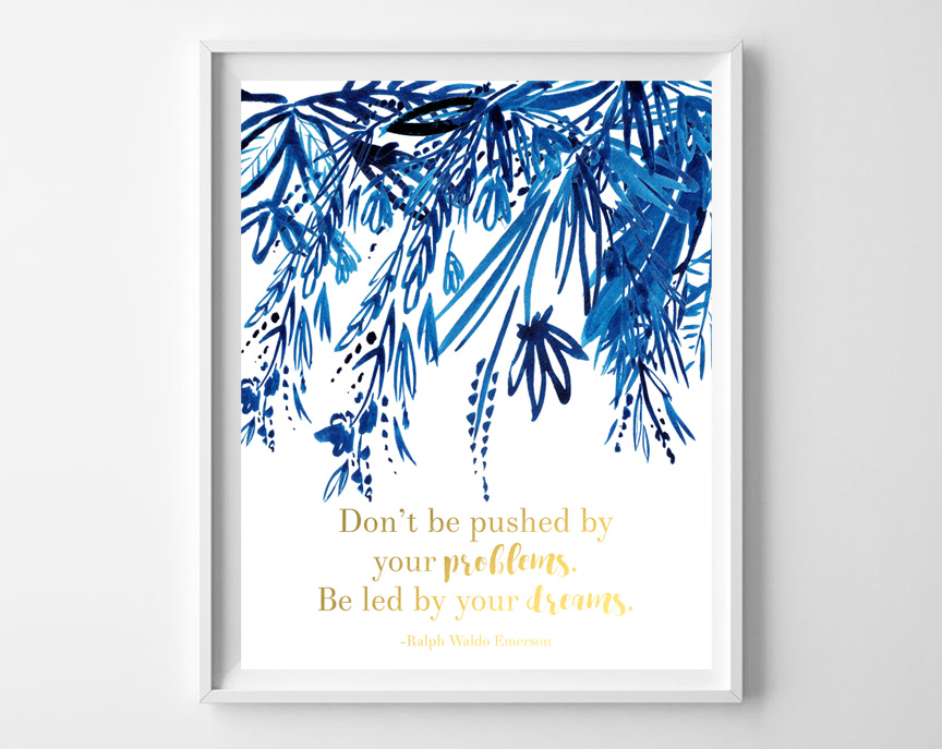 indigo wall art printable 2