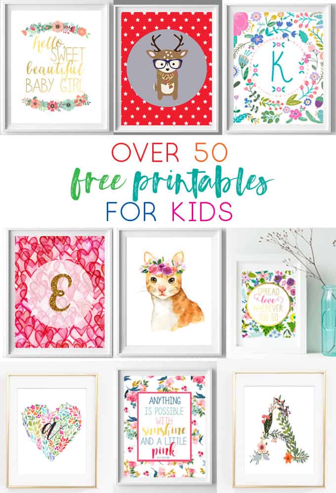 free printables for kids