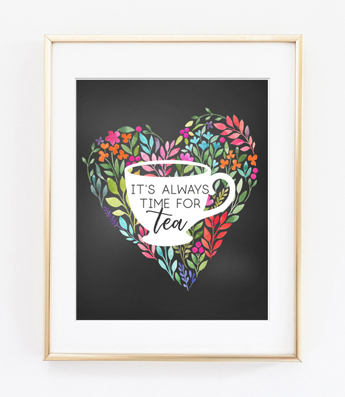 tea printable art