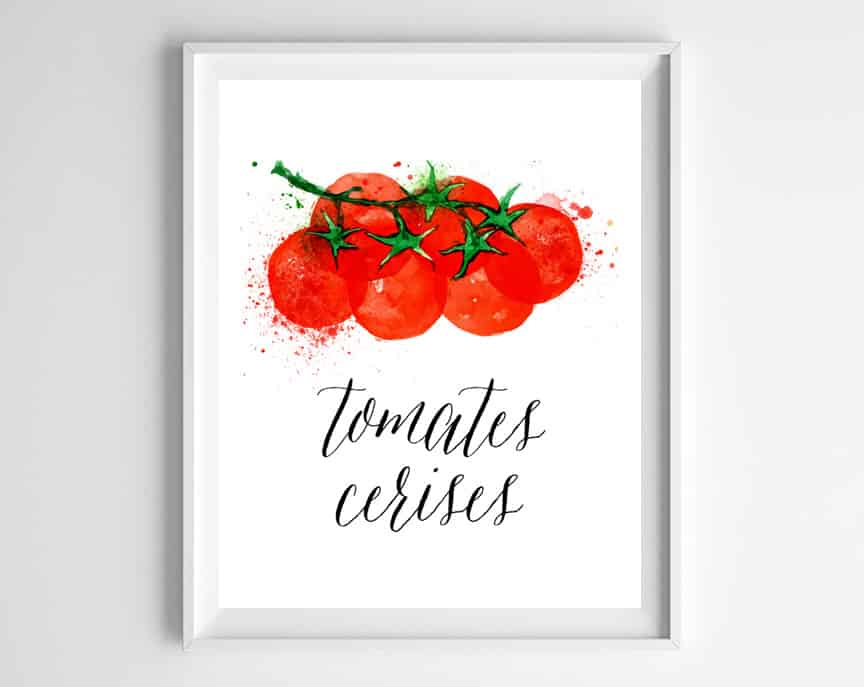 free tomato printable